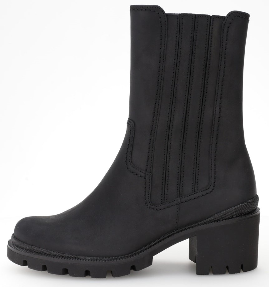 Gabor 72841.27 - Couro Nobuck Oleado Preto