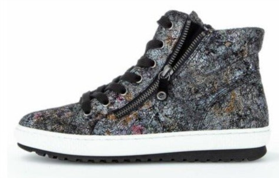 Gabor 73754.37 - Camurça Metálica Preta