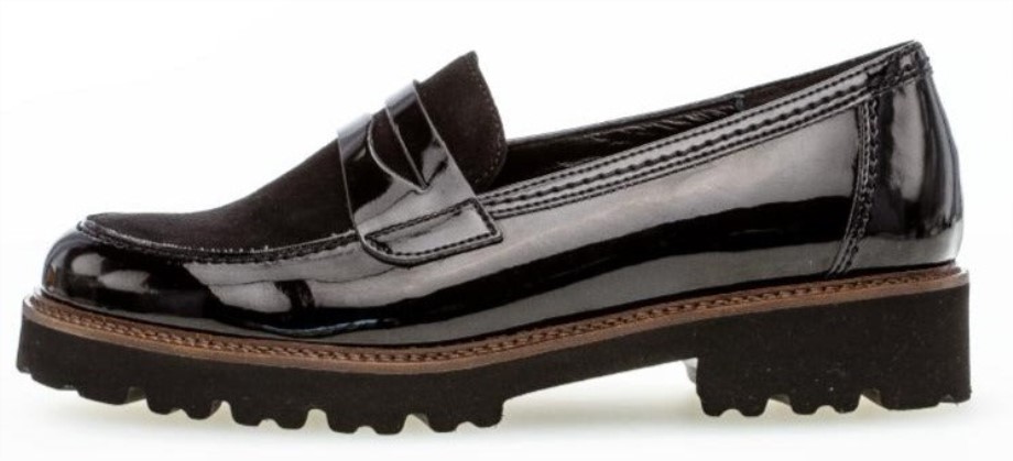 Gabor 75203.77 - Couro Envernizado Preto