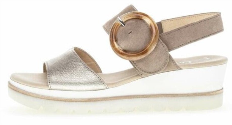 Gabor 84645-62 - Taupe Argent Camurça