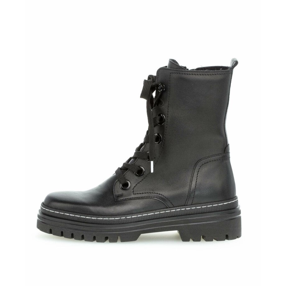 Gabor 91721-27 - Couro Liso Preto