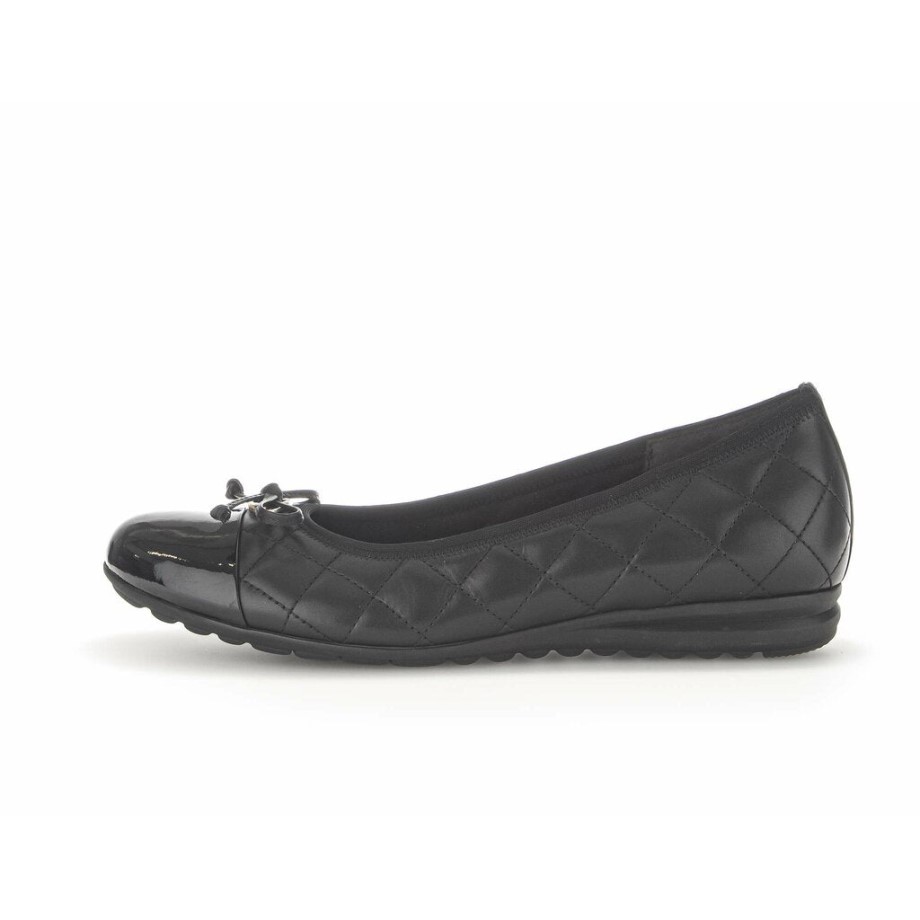 Gabor 92622-57 - Couro Liso Preto