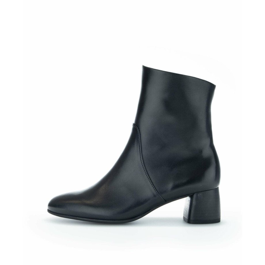 Gabor 92970-57 - Couro Liso Preto