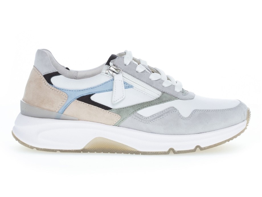 Gabor Rolando Macio 86.896.52 Acro - Branco Lt Cinza Pino