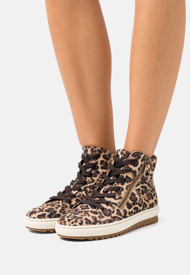 Tênis Cano Alto Gabor Bege