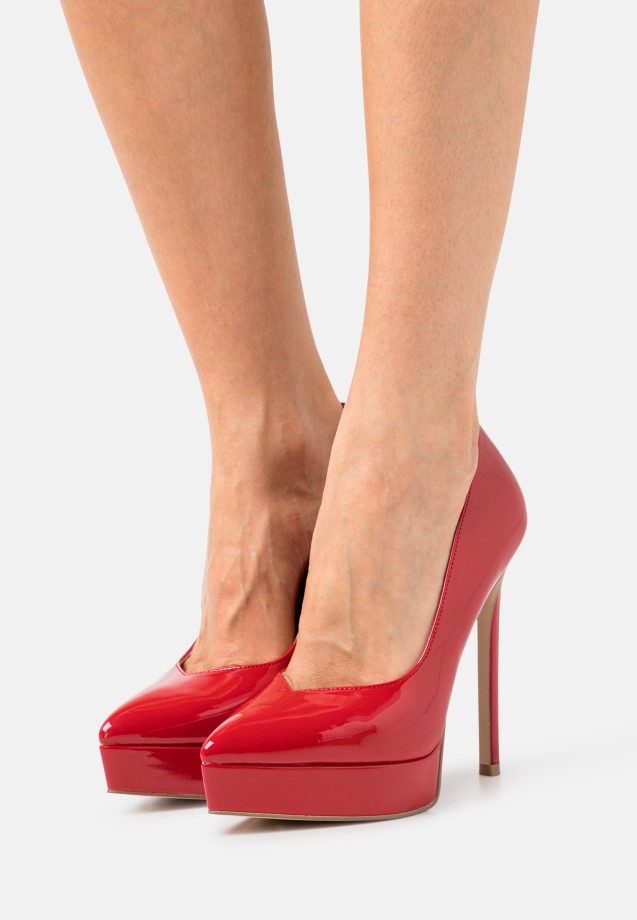 Lidia - Platform Heels Red Gabor