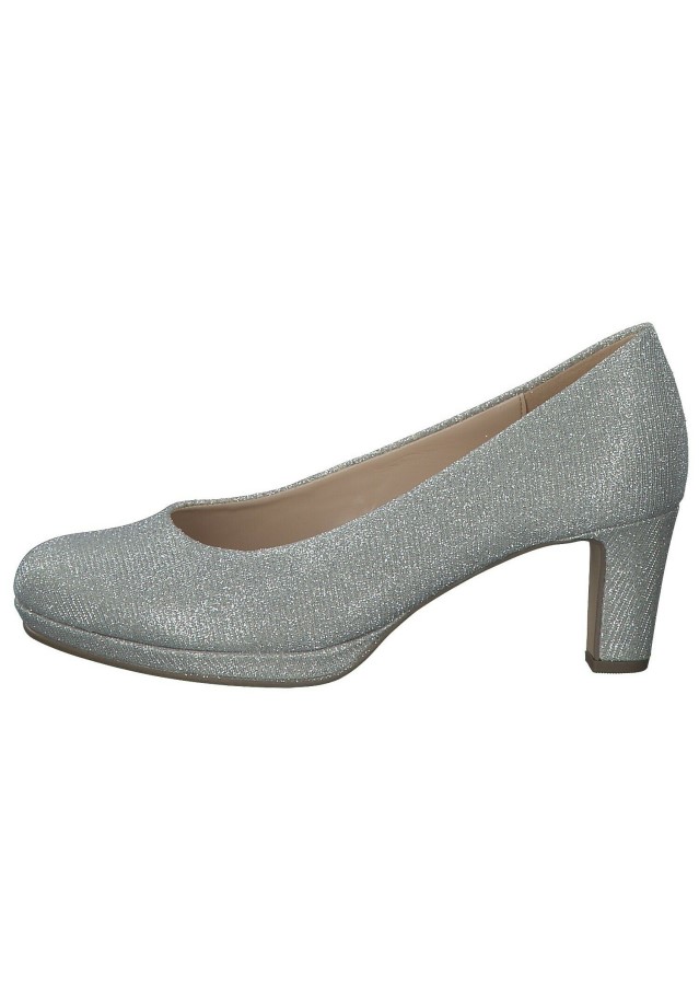 Gabor Silver Classic Heels Women