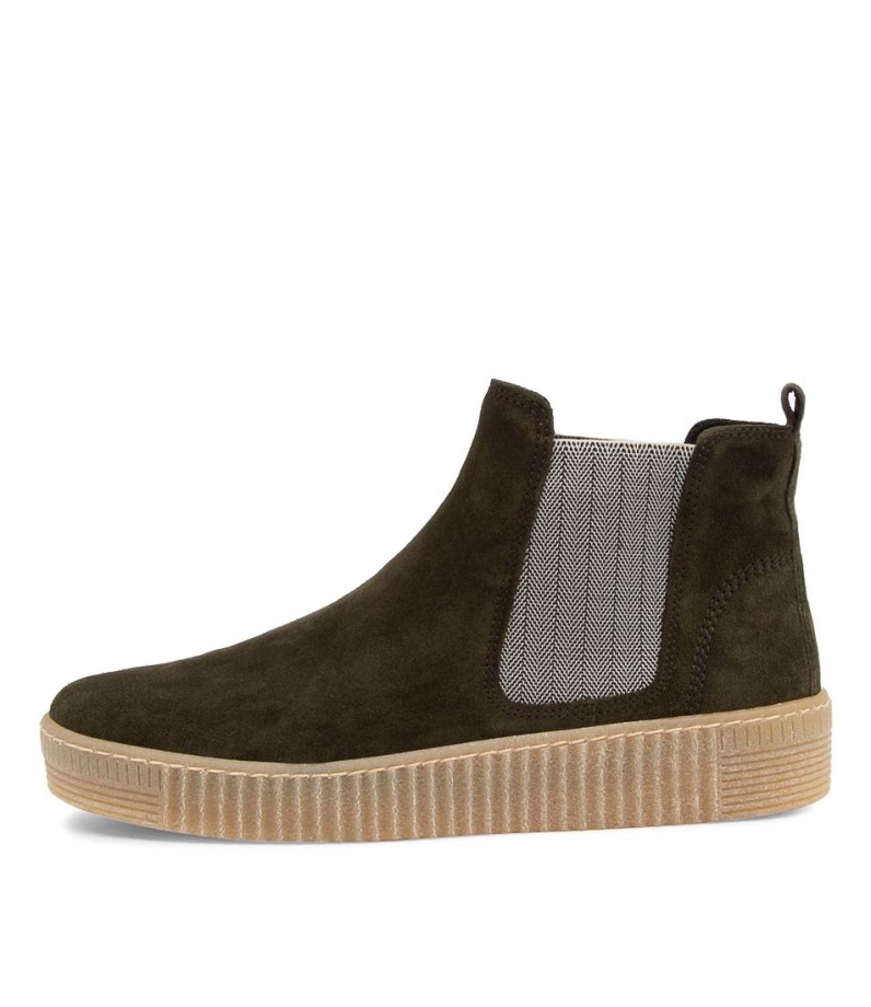 Botins De Camurça De Garrafa De Anjos Gabor