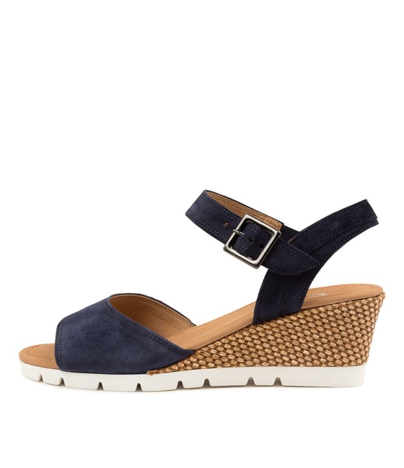 Gabor Fara Camurça Azul Marinho