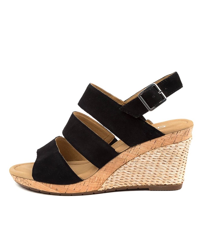 Gabor Papoula Camurça Preta