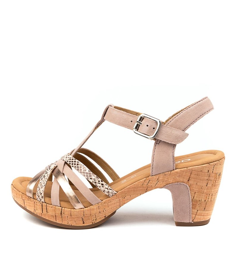 Gabor Ryia Pink Suede-Multi