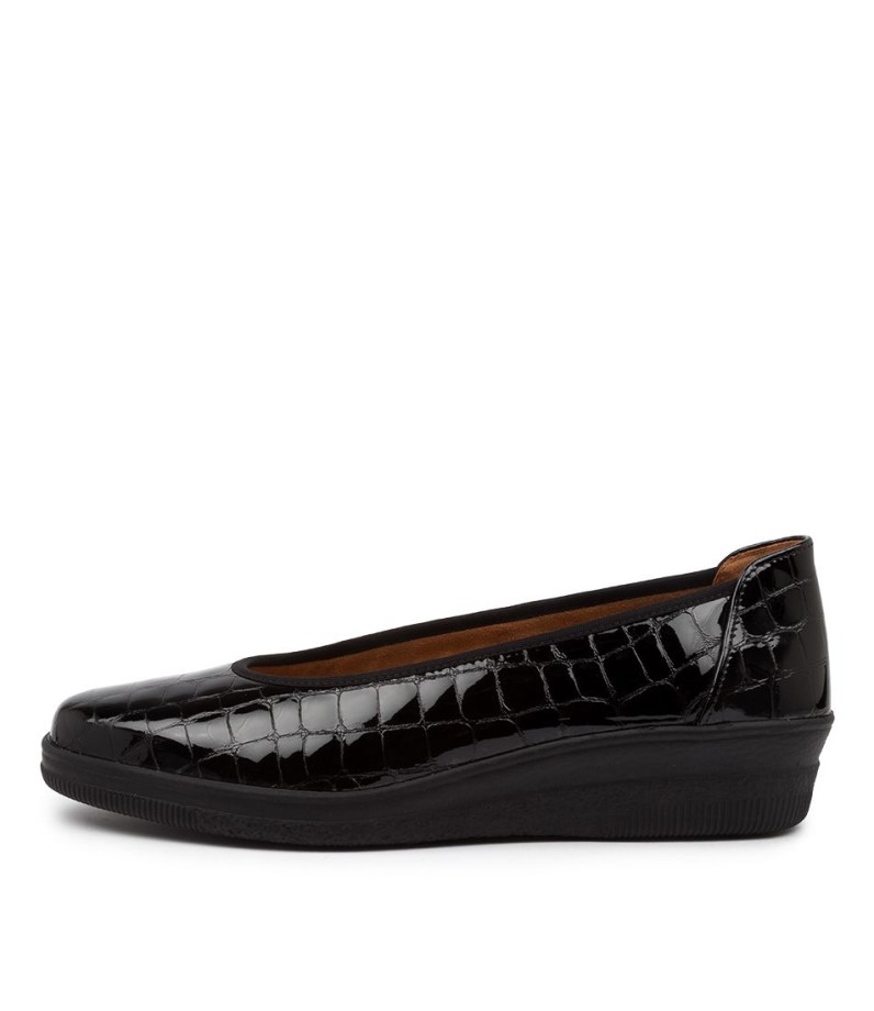 Gabor Trista Preto Patente Pu