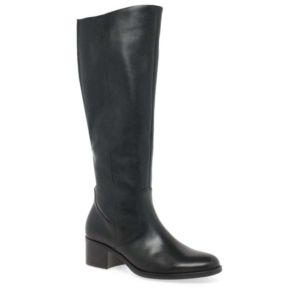 Isla M Womens Long Boots Gabor Black