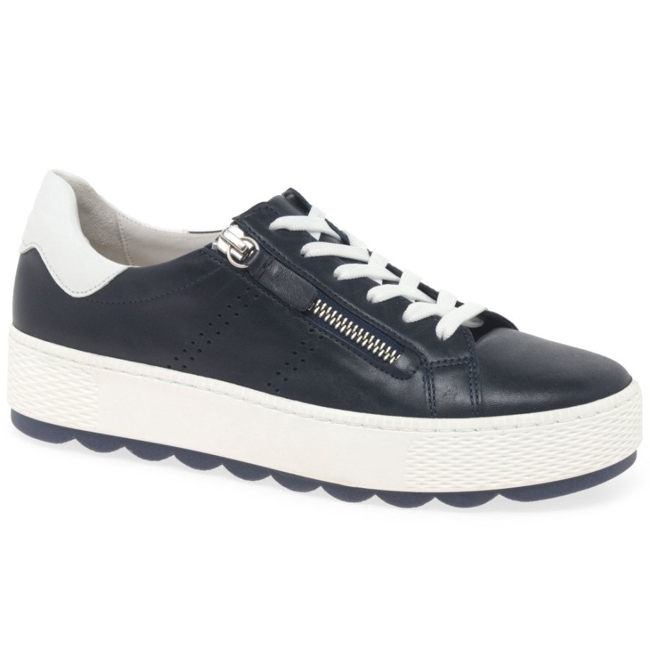 Midnight/White Quench Womens Casual Trainers Gabor