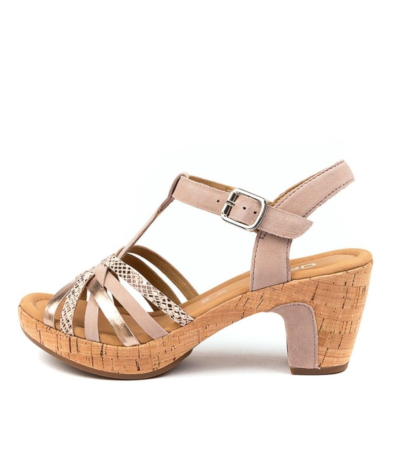 Ryia Pink Suede-Multi Gabor