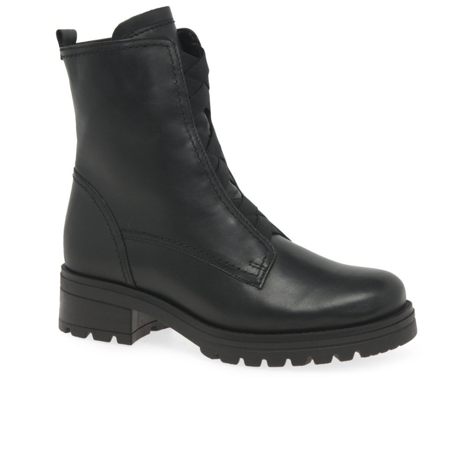 Sea Ladies Ankle Boots Black Gabor